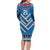 Custom Manuma Samoa Rugby Family Matching Long Sleeve Bodycon Dress and Hawaiian Shirt Ula fala Samoan Siva Tau Tribal