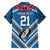 Custom Manuma Samoa Rugby Family Matching Short Sleeve Bodycon Dress and Hawaiian Shirt Ula fala Samoan Siva Tau Tribal