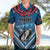 Custom Manuma Samoa Rugby Hawaiian Shirt Ula fala Samoan Siva Tau Tribal