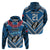 Custom Manuma Samoa Rugby Hoodie Ula fala Samoan Siva Tau Tribal