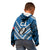 Custom Manuma Samoa Rugby Kid Hoodie Ula fala Samoan Siva Tau Tribal