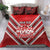 Custom Tonga Rugby Bedding Set Tonga Sipi Tau Ngatu Tribal Pattern