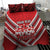 Custom Tonga Rugby Bedding Set Tonga Sipi Tau Ngatu Tribal Pattern