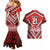 Custom Tonga Rugby Couples Matching Mermaid Dress and Hawaiian Shirt Tonga Sipi Tau Ngatu Tribal Pattern