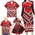 Custom Tonga Rugby Family Matching Long Sleeve Bodycon Dress and Hawaiian Shirt Tonga Sipi Tau Ngatu Tribal Pattern