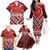 Custom Tonga Rugby Family Matching Off The Shoulder Long Sleeve Dress and Hawaiian Shirt Tonga Sipi Tau Ngatu Tribal Pattern