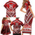 Custom Tonga Rugby Family Matching Short Sleeve Bodycon Dress and Hawaiian Shirt Tonga Sipi Tau Ngatu Tribal Pattern