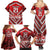 Custom Tonga Rugby Family Matching Summer Maxi Dress and Hawaiian Shirt Tonga Sipi Tau Ngatu Tribal Pattern