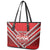 Custom Tonga Rugby Leather Tote Bag Tonga Sipi Tau Ngatu Tribal Pattern