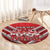 Custom Tonga Rugby Round Carpet Tonga Sipi Tau Ngatu Tribal Pattern