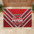 Custom Tonga Rugby Rubber Doormat Tonga Sipi Tau Ngatu Tribal Pattern