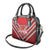 Custom Tonga Rugby Shoulder Handbag Tonga Sipi Tau Ngatu Tribal Pattern