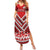 Custom Tonga Rugby Summer Maxi Dress Tonga Sipi Tau Ngatu Tribal Pattern