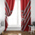 Custom Tonga Rugby Window Curtain Tonga Sipi Tau Ngatu Tribal Pattern