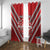 Custom Tonga Rugby Window Curtain Tonga Sipi Tau Ngatu Tribal Pattern