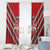 Custom Tonga Rugby Window Curtain Tonga Sipi Tau Ngatu Tribal Pattern