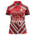 Custom Tonga Rugby Women Polo Shirt Tonga Sipi Tau Ngatu Tribal Pattern