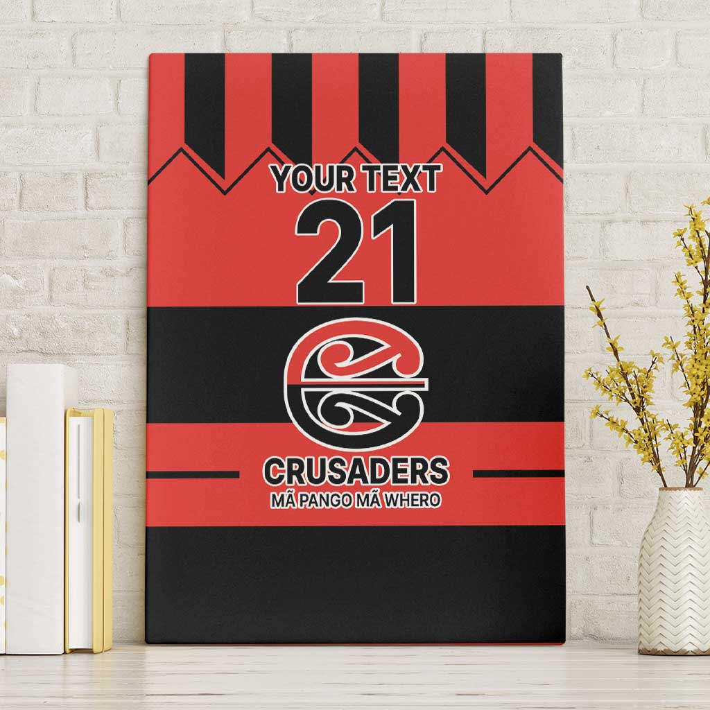New Zealand Rugby Pacific Custom Canvas Wall Art Whatumoana Classic Retro 2025 LT9 Without Frame Red - Polynesian Pride