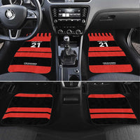 New Zealand Rugby Pacific Custom Car Mats Whatumoana Classic Retro 2025 LT9 Set 4pcs Red - Polynesian Pride