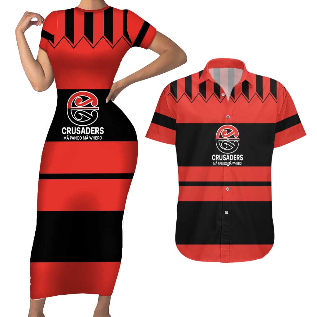 New Zealand Rugby Pacific Custom Couples Matching Short Sleeve Bodycon Dress and Hawaiian Shirt Whatumoana Classic Retro 2025
