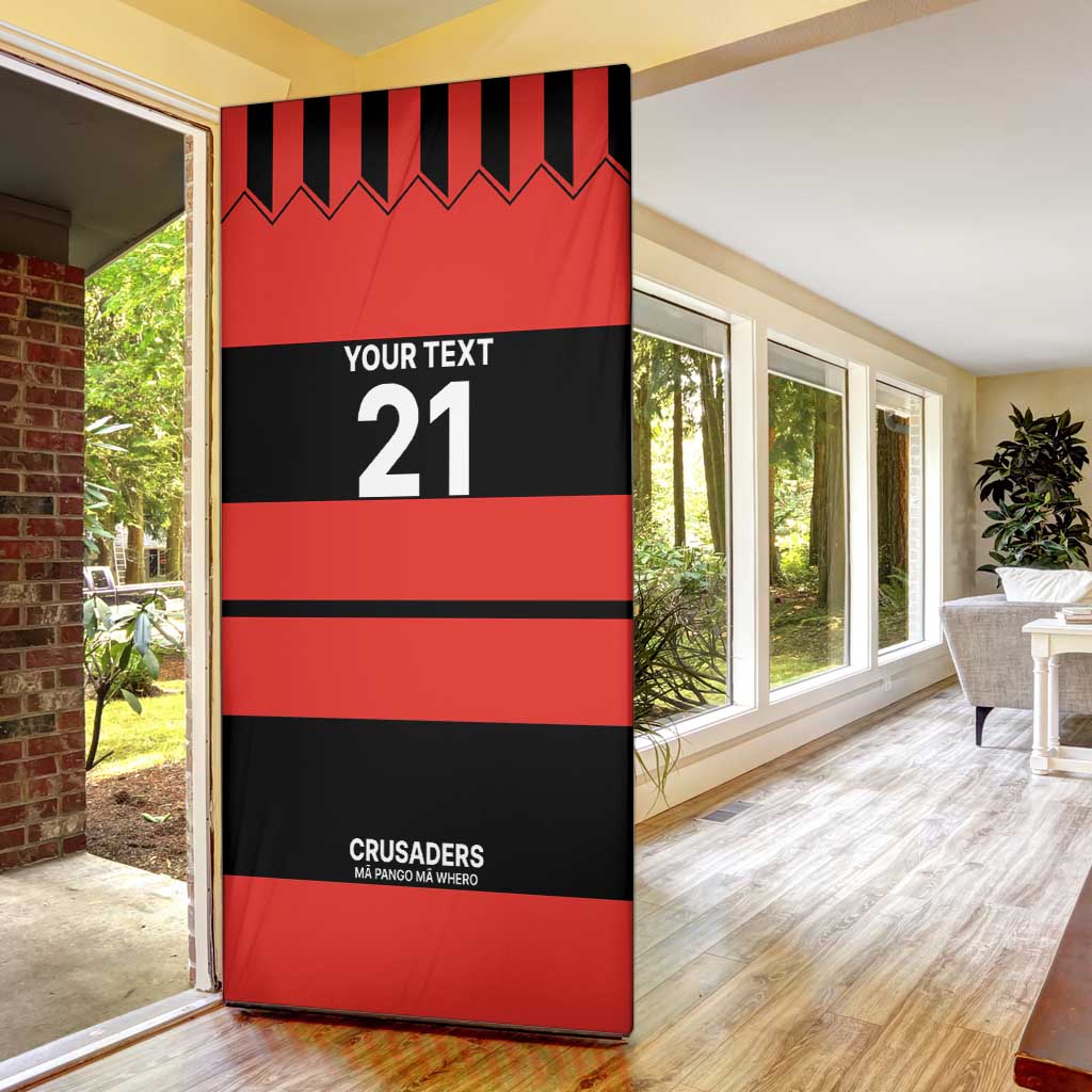 New Zealand Rugby Pacific Custom Door Cover Whatumoana Classic Retro 2025 - Polynesian Pride