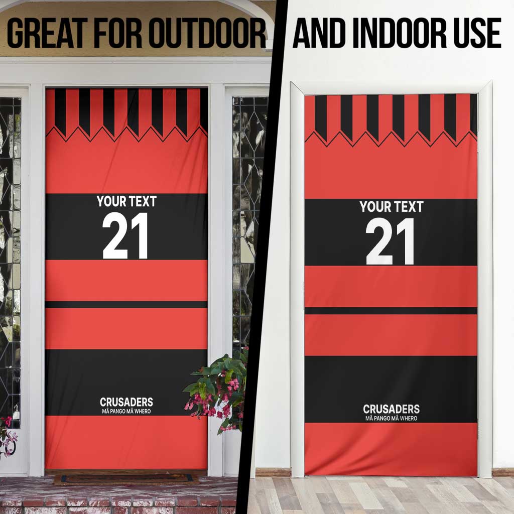 New Zealand Rugby Pacific Custom Door Cover Whatumoana Classic Retro 2025 - Polynesian Pride