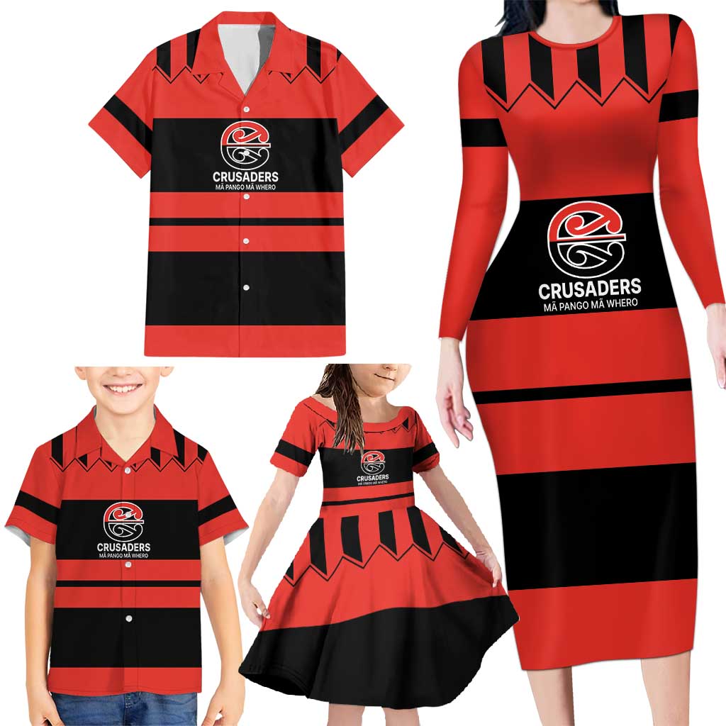 New Zealand Rugby Pacific Custom Family Matching Long Sleeve Bodycon Dress and Hawaiian Shirt Whatumoana Classic Retro 2025
