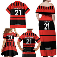 New Zealand Rugby Pacific Custom Family Matching Off Shoulder Maxi Dress and Hawaiian Shirt Whatumoana Classic Retro 2025