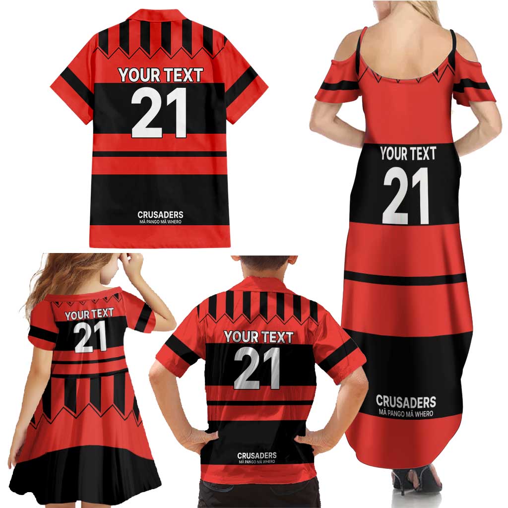New Zealand Rugby Pacific Custom Family Matching Summer Maxi Dress and Hawaiian Shirt Whatumoana Classic Retro 2025