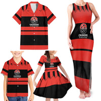 New Zealand Rugby Pacific Custom Family Matching Tank Maxi Dress and Hawaiian Shirt Whatumoana Classic Retro 2025