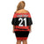 New Zealand Rugby Pacific Custom Off Shoulder Short Dress Whatumoana Classic Retro 2025
