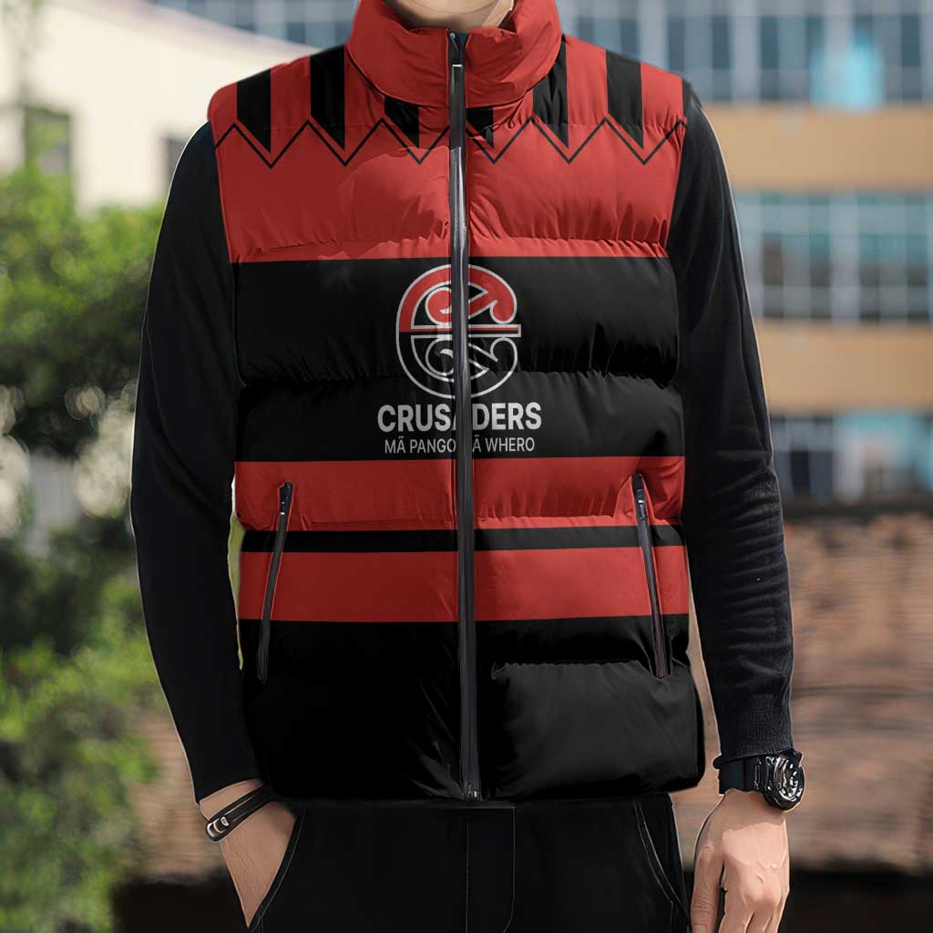 New Zealand Rugby Pacific Custom Sleeveless Puffer Jacket Whatumoana Classic Retro 2025 - Polynesian Pride