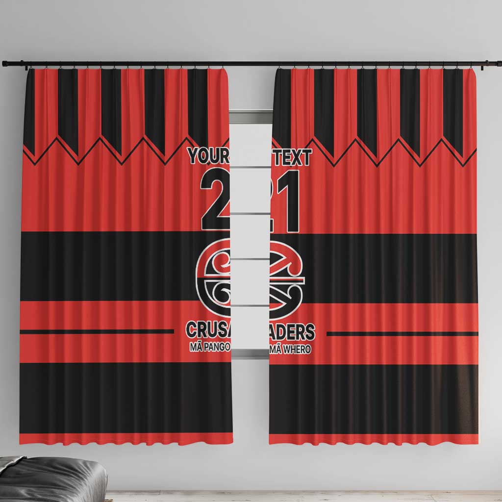 New Zealand Rugby Pacific Custom Window Curtain Whatumoana Classic Retro 2025