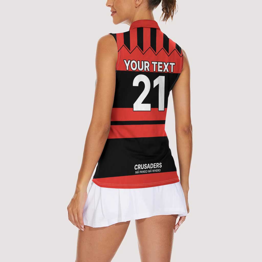 New Zealand Rugby Pacific Custom Women Sleeveless Polo Shirt Whatumoana Classic Retro 2025