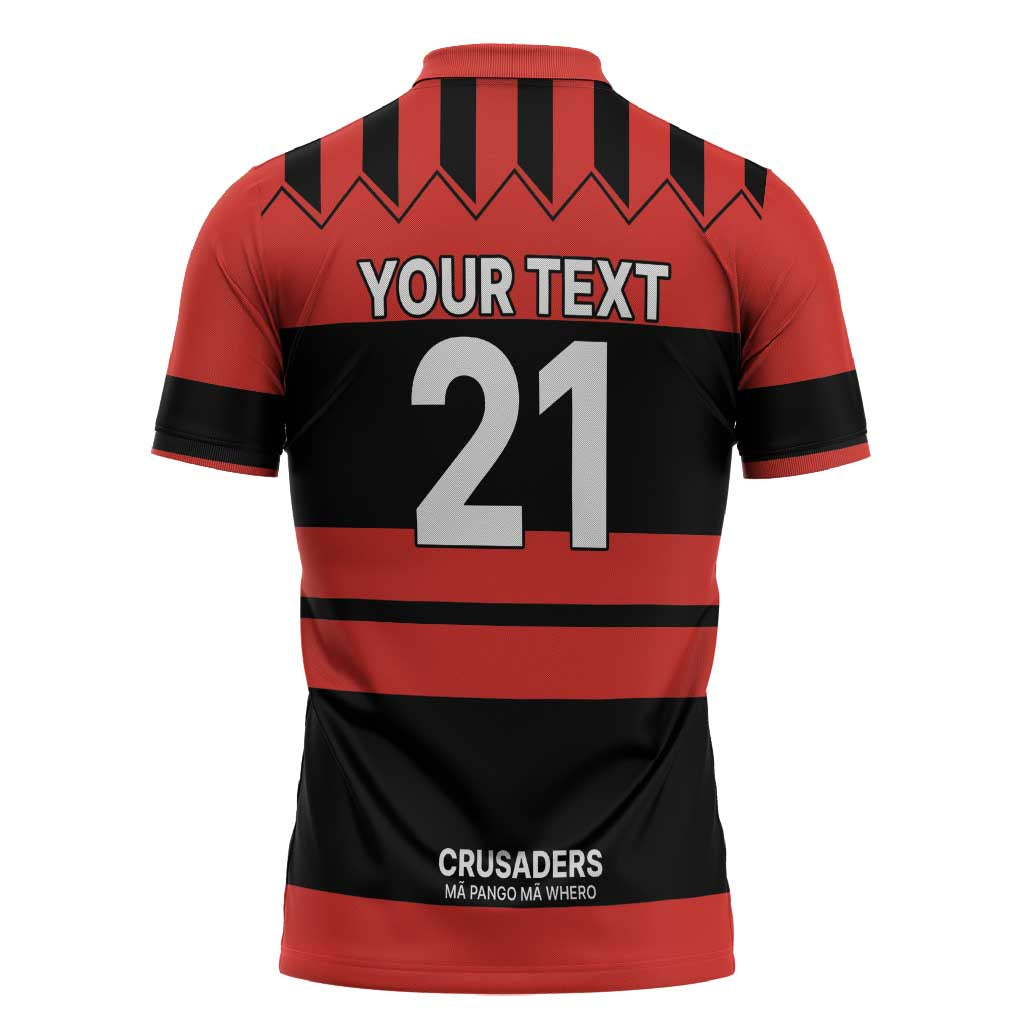 New Zealand Rugby Pacific Custom Zipper Polo Shirt Whatumoana Classic Retro 2025 - Polynesian Pride