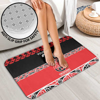 New Zealand Rugby Pacific Custom Bathroom Set Whatumoana Maori Kowhaiwhai Pattern - Polynesian Pride