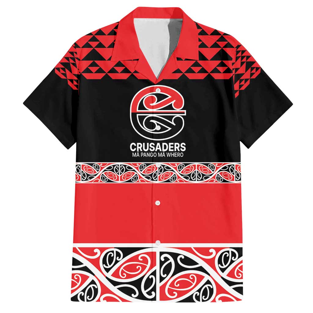 New Zealand Rugby Pacific Custom Family Matching Off Shoulder Short Dress and Hawaiian Shirt Whatumoana Maori Kowhaiwhai Pattern