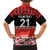 New Zealand Rugby Pacific Custom Family Matching Puletasi and Hawaiian Shirt Whatumoana Maori Kowhaiwhai Pattern