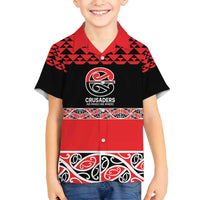 New Zealand Rugby Pacific Custom Family Matching Puletasi and Hawaiian Shirt Whatumoana Maori Kowhaiwhai Pattern