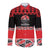 New Zealand Rugby Pacific Custom Long Sleeve Button Shirt Whatumoana Maori Kowhaiwhai Pattern