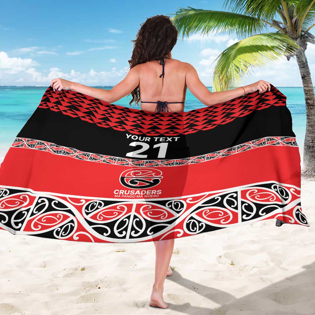 New Zealand Rugby Pacific Custom Sarong Whatumoana Maori Kowhaiwhai Pattern