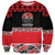 New Zealand Rugby Pacific Custom Sweatshirt Whatumoana Maori Kowhaiwhai Pattern