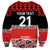 New Zealand Rugby Pacific Custom Sweatshirt Whatumoana Maori Kowhaiwhai Pattern