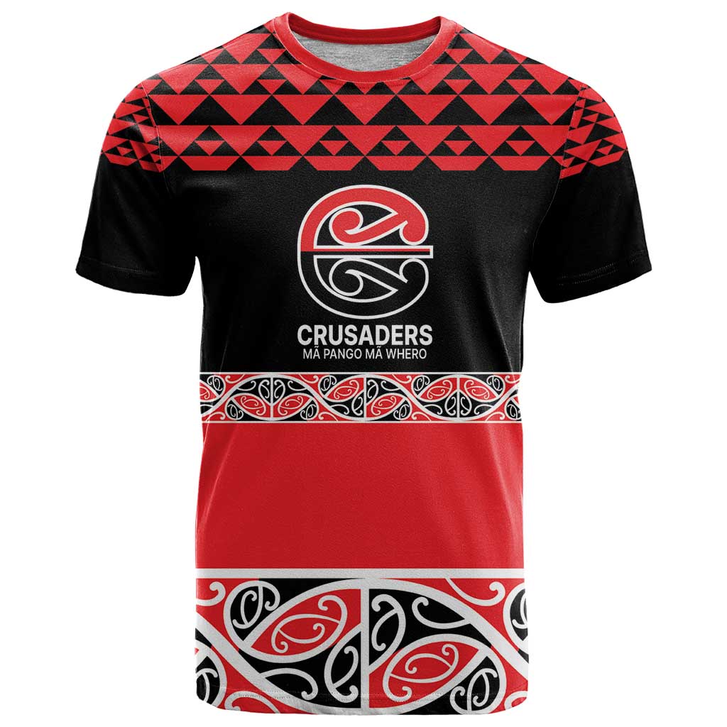 New Zealand Rugby Pacific Custom T Shirt Whatumoana Maori Kowhaiwhai Pattern