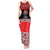 New Zealand Rugby Pacific Custom Tank Maxi Dress Whatumoana Maori Kowhaiwhai Pattern
