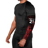 New Zealand Rugby Pacific Custom Arm Sleeves Whatumoana Maori Tribal Tattoo - Polynesian Pride