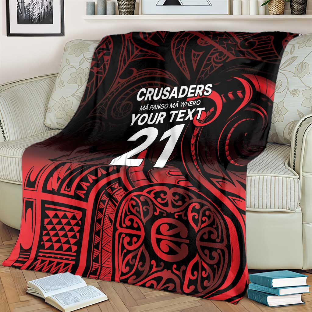 New Zealand Rugby Pacific Custom Blanket Whatumoana Maori Tribal Tattoo
