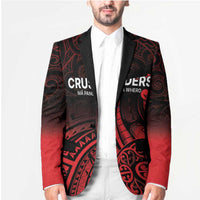 New Zealand Rugby Pacific Custom Blazer Whatumoana Maori Tribal Tattoo - Polynesian Pride
