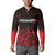New Zealand Rugby Pacific Custom Button Sweatshirt Whatumoana Maori Tribal Tattoo