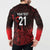 New Zealand Rugby Pacific Custom Button Sweatshirt Whatumoana Maori Tribal Tattoo